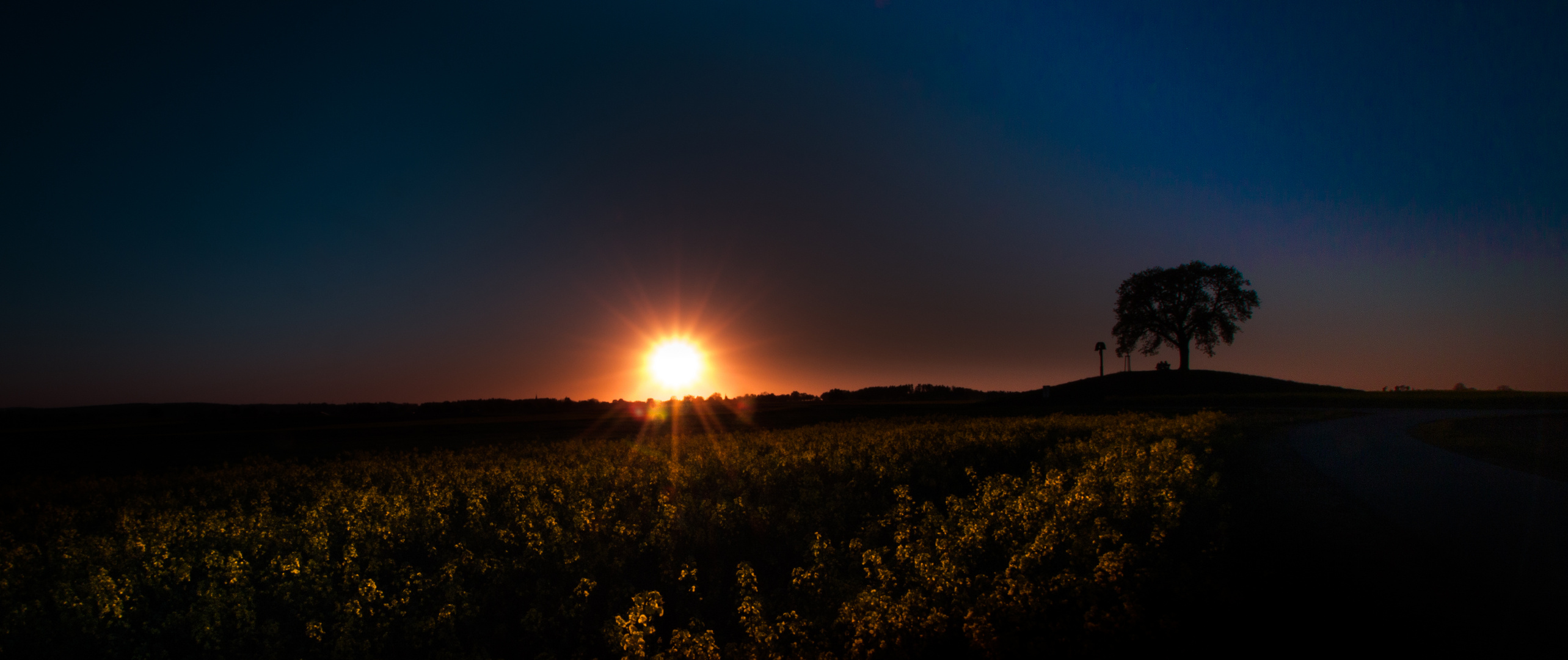 Bühl Sonnenuntergang 04.2020