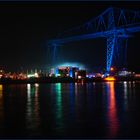 Bühne vor der Rendsburger Hochbrücke beim E.ON Hanse-Cup 2008