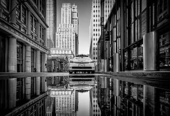 Bühnenbild im Spiegel der Stadt