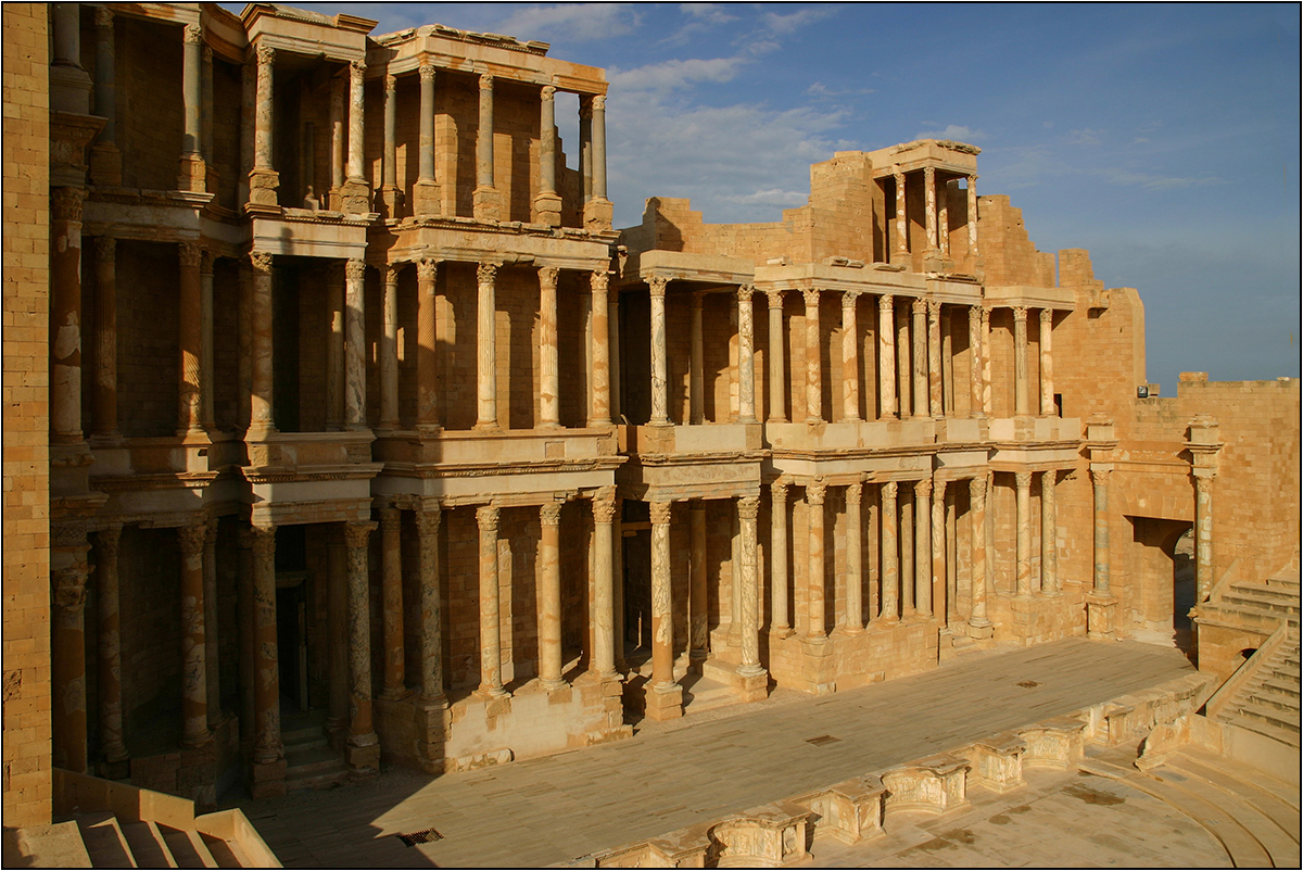 Bühnenwand in Sabratha