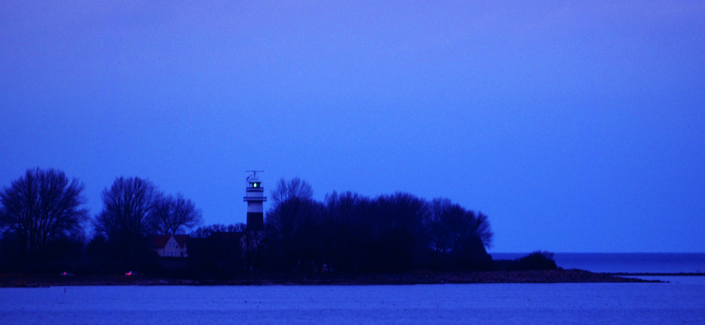 Bülker Huk in der Abenddämmerung