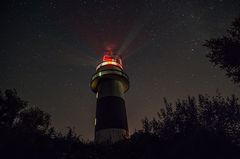 Bülker Leuchtturm bei Nacht