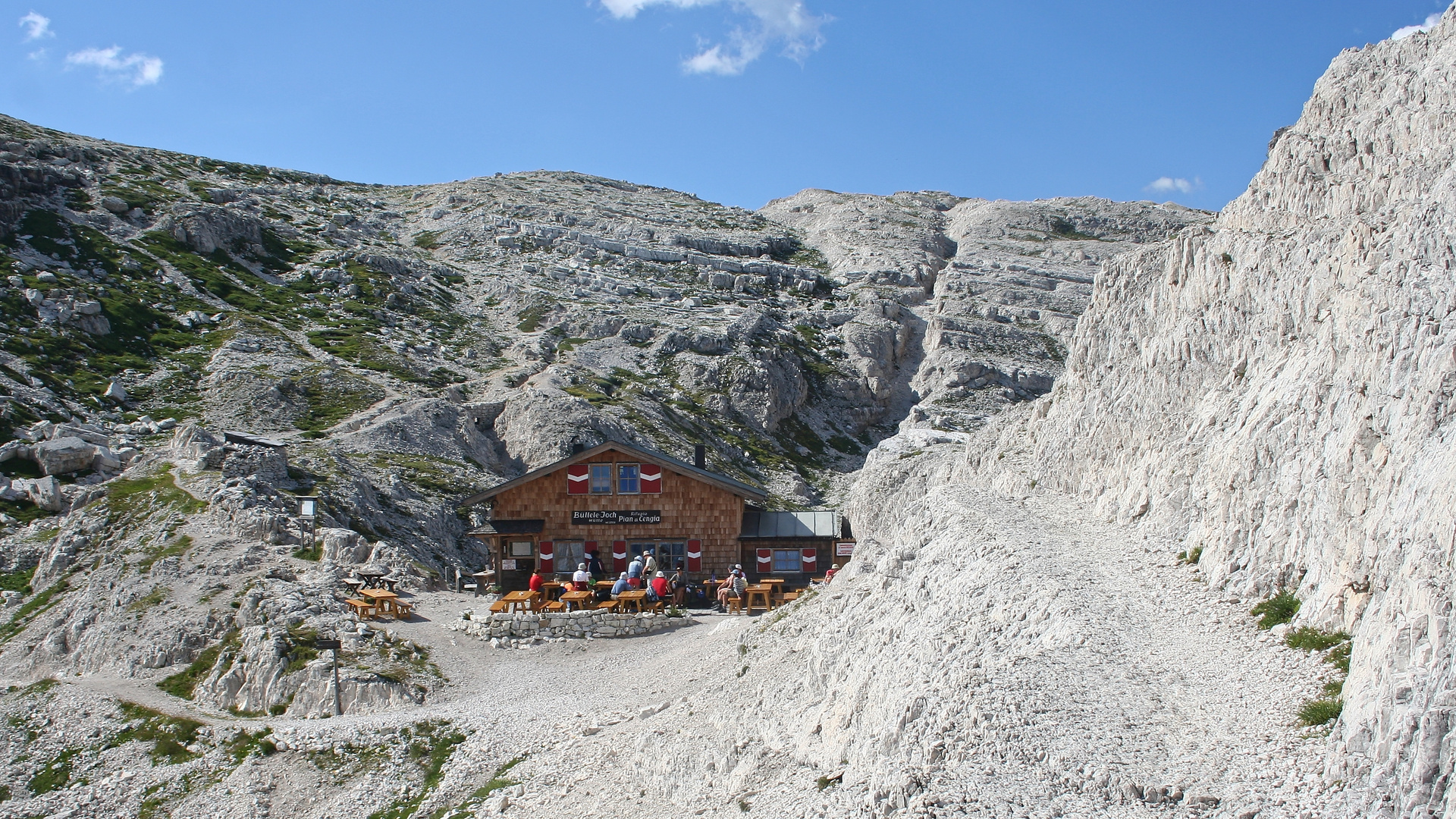 Büllelejochhütte, Rifugio Pian die Cengia, 2528 m (Img_8312_ji)