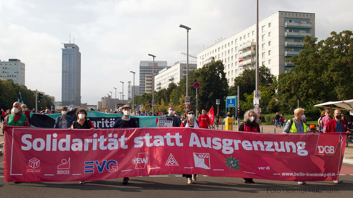 BÜNDNIS UNTEILBAR - GROSSDEMO IN BERLIN #18