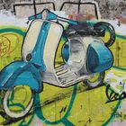 Buenos Aires Street Art - Vespa