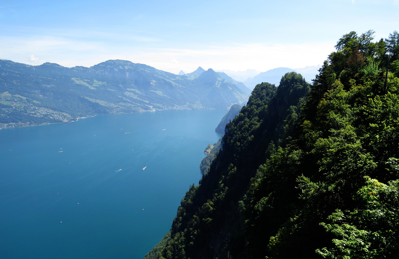 Bürgenstock - Aussicht vom Hammetschwandlift . . .