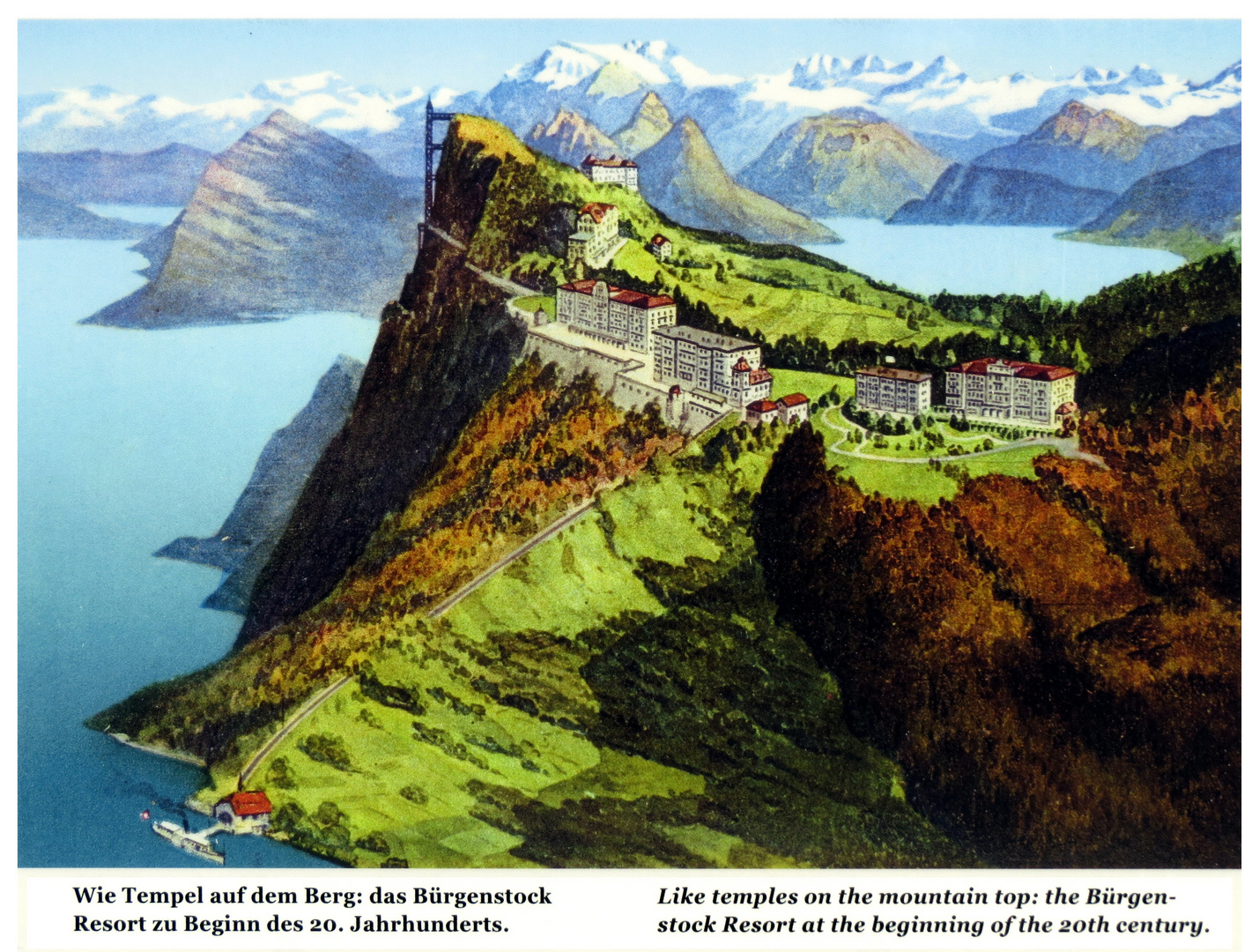 Bürgenstock-Nostalgie Werbeplakat