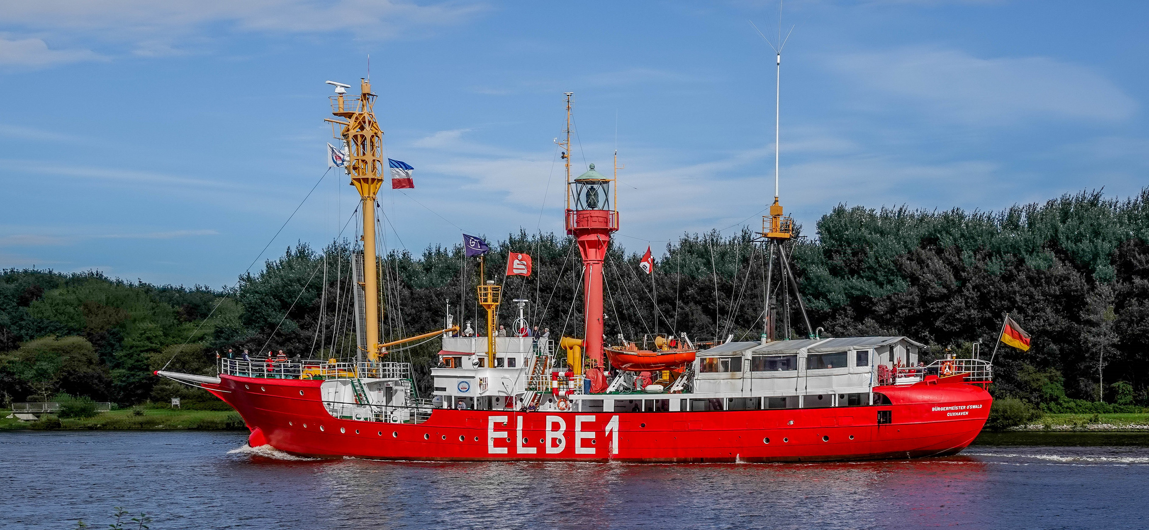 " BÜRGERMEISTER O'SWALD " - Feuerschiff ELBE 1