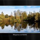 Bürgersee im Herbst