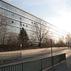 Bürogebäude in der Morgensonne