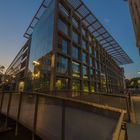 Bürogebäude zur Blauen Stunde, Leipzig