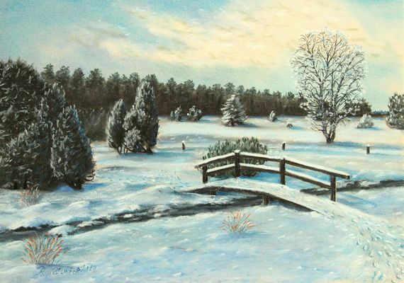 "Büsenbachtal im Winter"