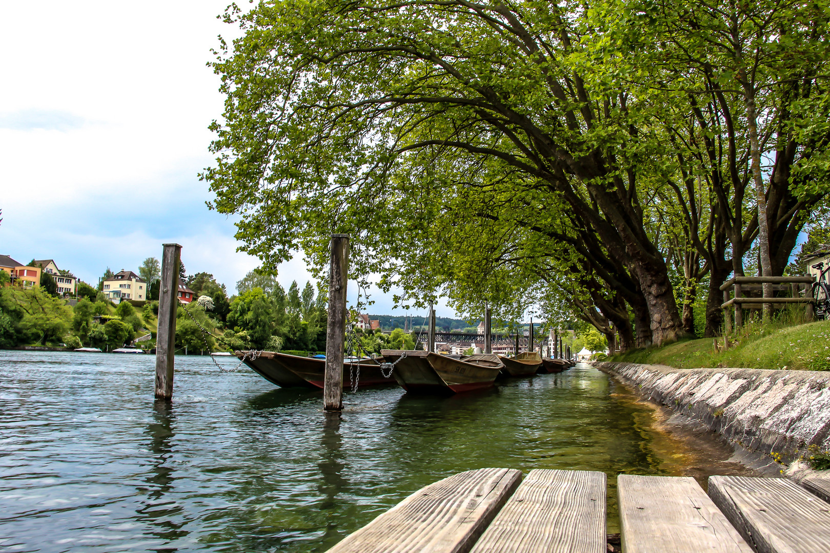 Büsingen am Hochrhein in der Schweiz