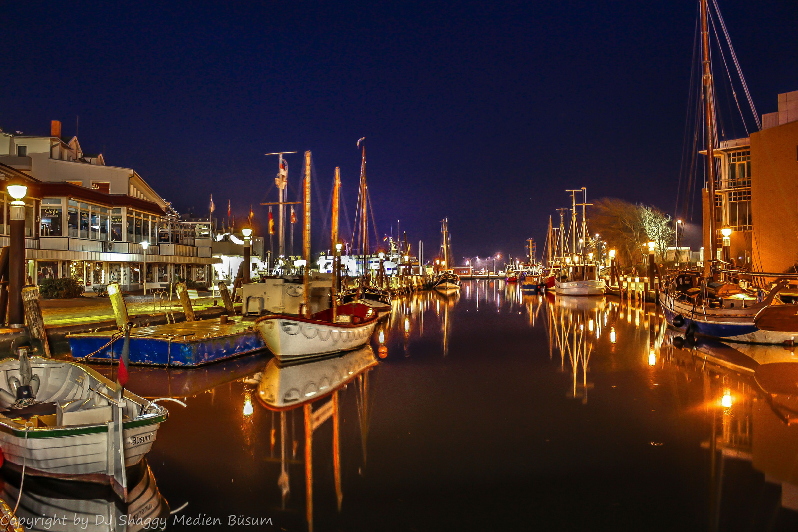 Büsum an der Nordsee - Hier der Büsumer Museumshafen