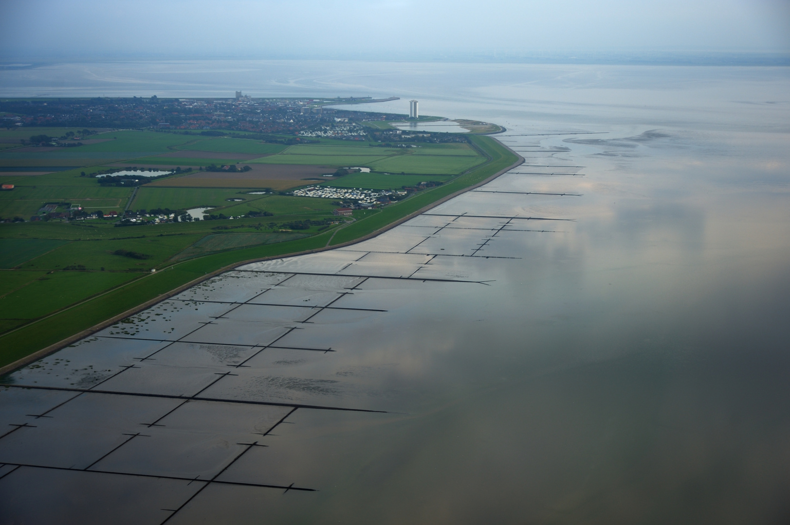 Büsum aus der Luft