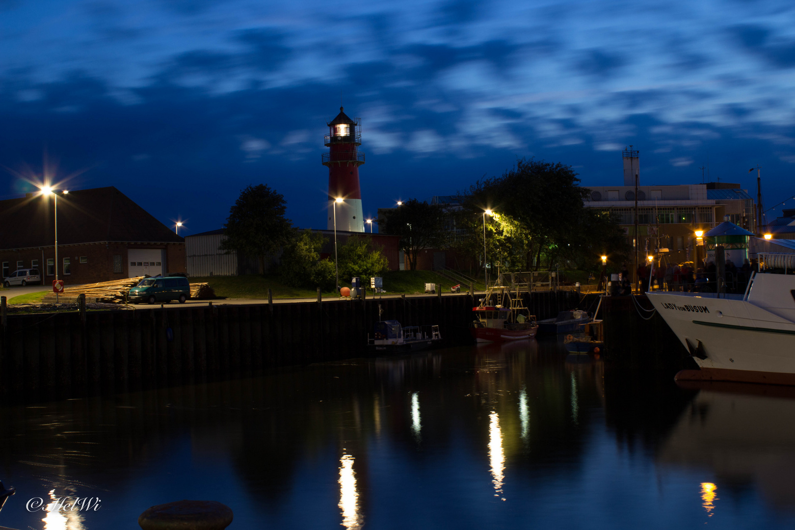 Büsum bei Nacht