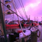 Büsum Hafen am Abend