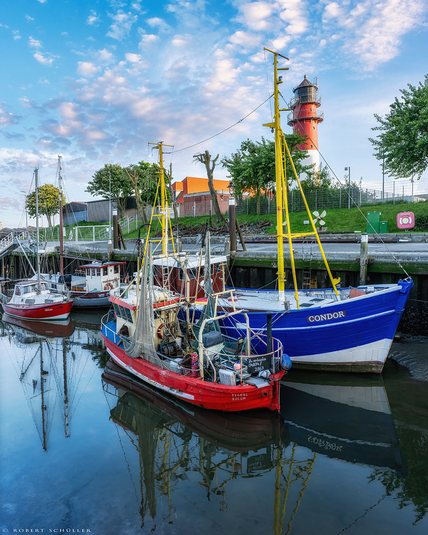 Büsum: schöne Hafenidylle