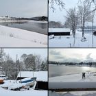 Bütgenbacher See im Schnee