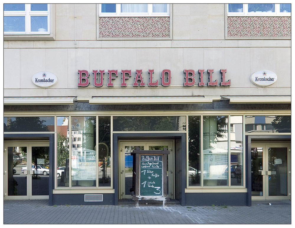 buffalo bill. durchgehend warme küche