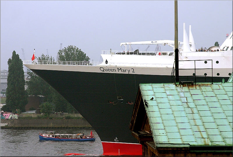 Bug der Queen Mary 2