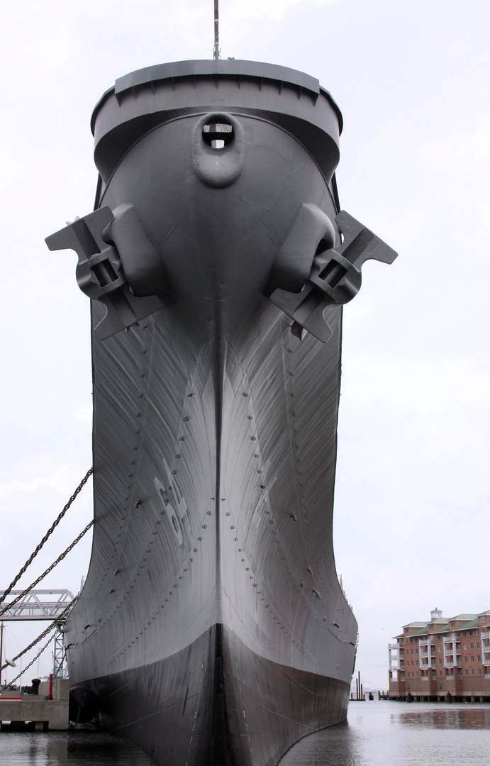 " Bug der USS Wisconsin "