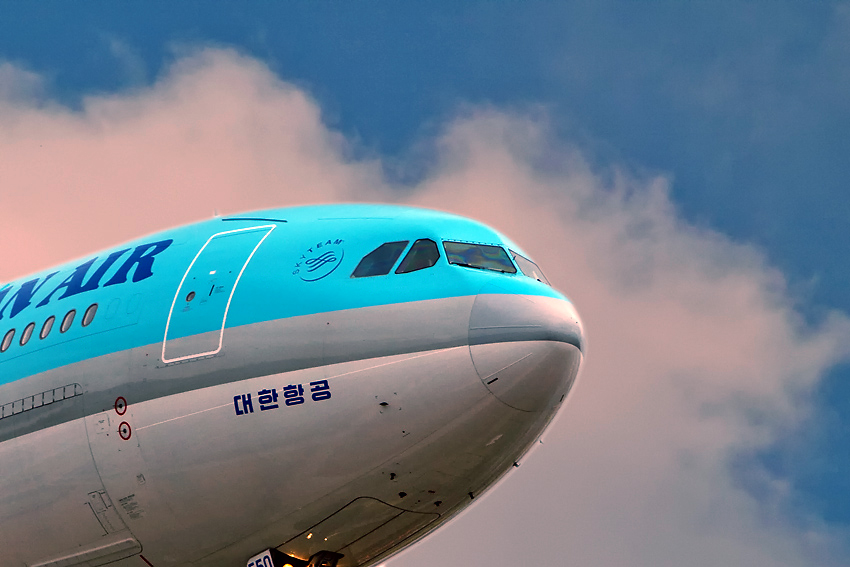 Bug eines Airbus A330-322 der Korean Air