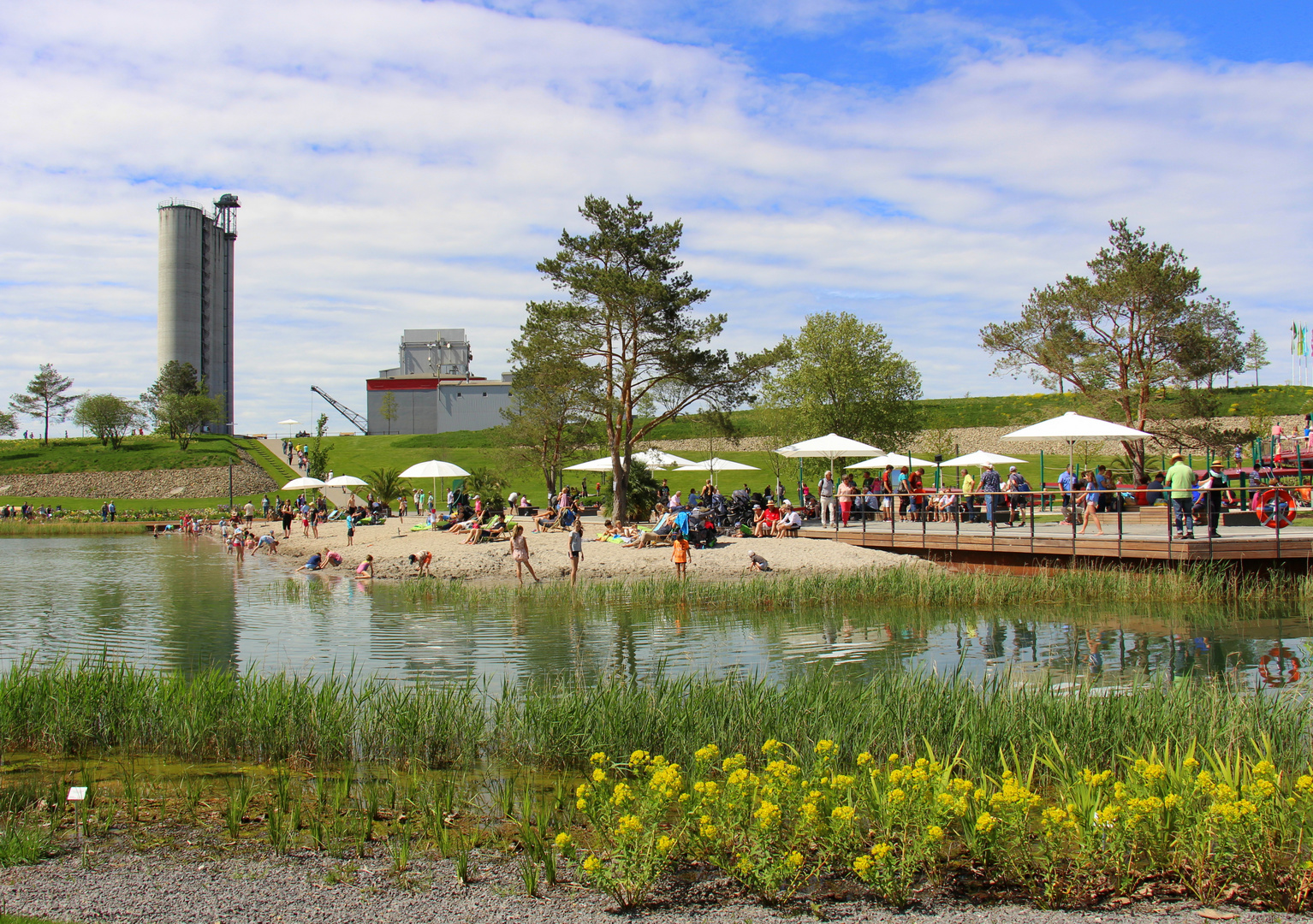 BUGA Heilbronn, Badewetter 