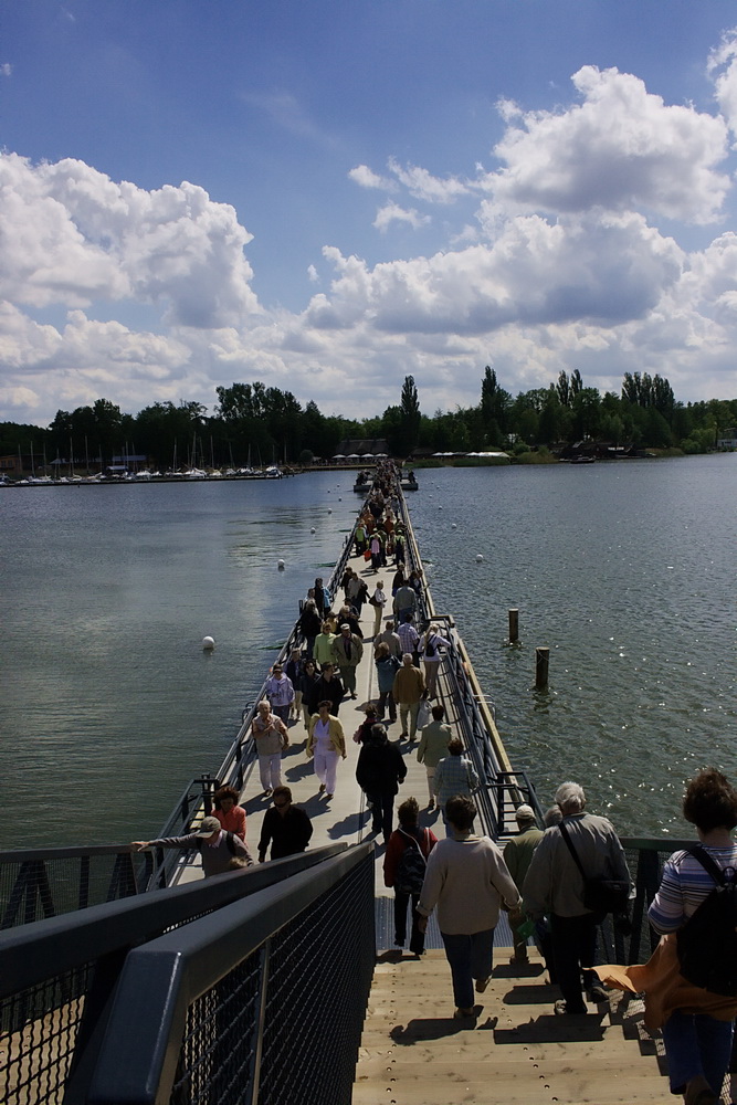 BUGA Schwimmbrücke über den Schweriner See