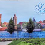 BUGA-Werbung in der Stadt Brandenburg 2