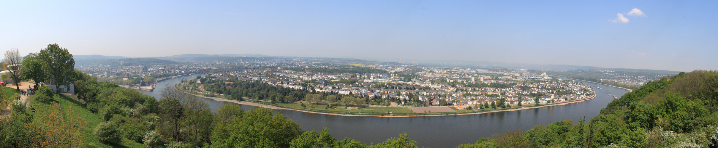 BuGa2011 Blick auf Koblenz