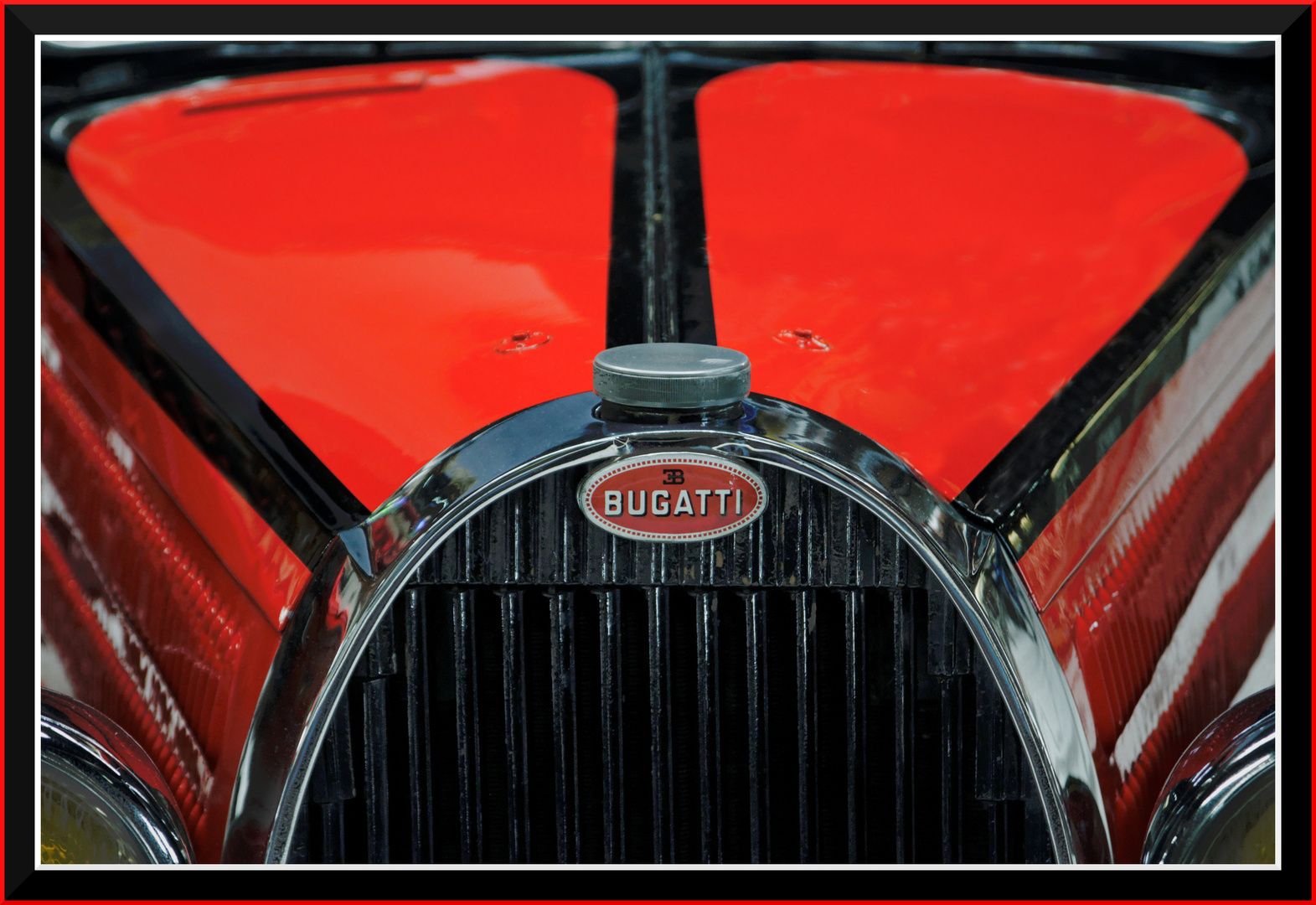 Bugatti in rot