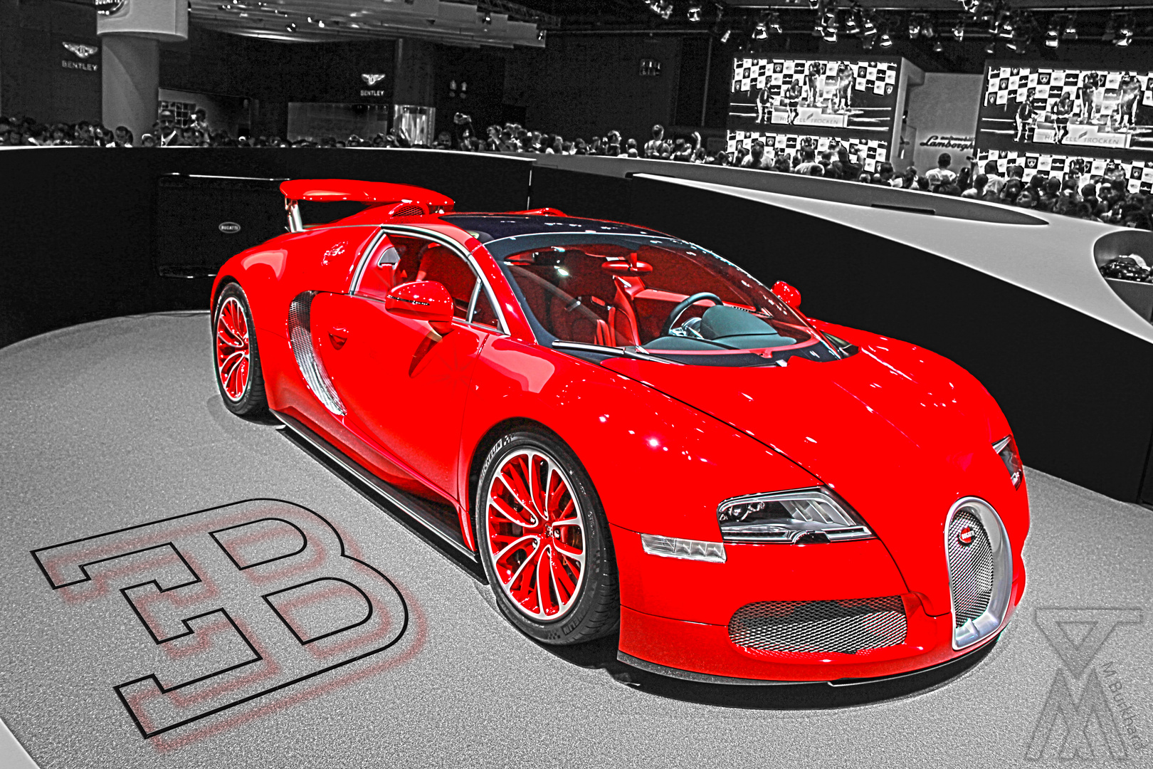 Bugatti Veyron BLACK & RED