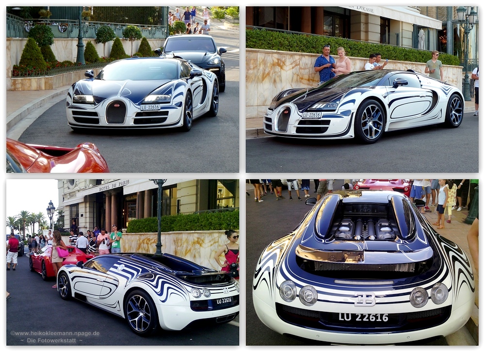 Bugatti Veyron Grand Sport L’Or Blanc . . . gesehen in Monaco