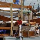 Bugi Bootsbauer auf Sulawesi
