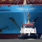 "BUGSIER 7" hat sich die "MAERSK HORSBURGH"...geschnappt...:)