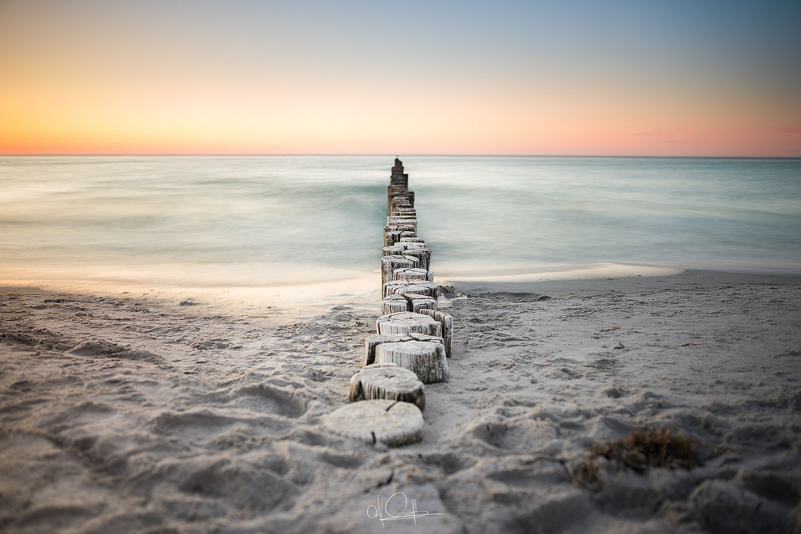 Buhne an der Ostsee