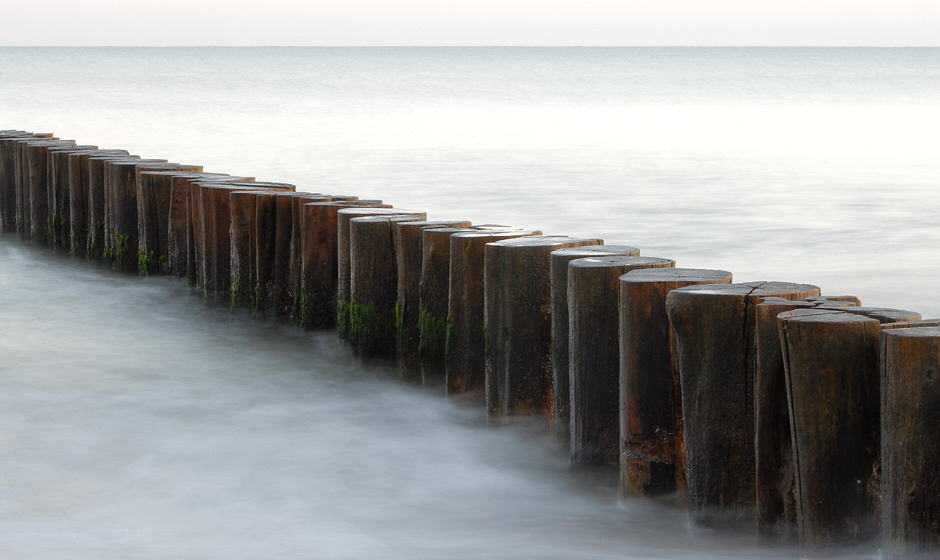 Buhne an der Ostsee