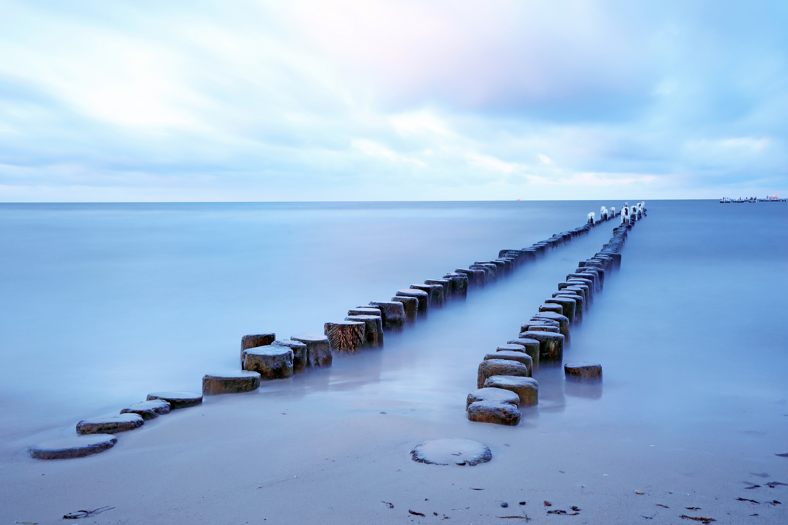 Buhne in der Ostsee 