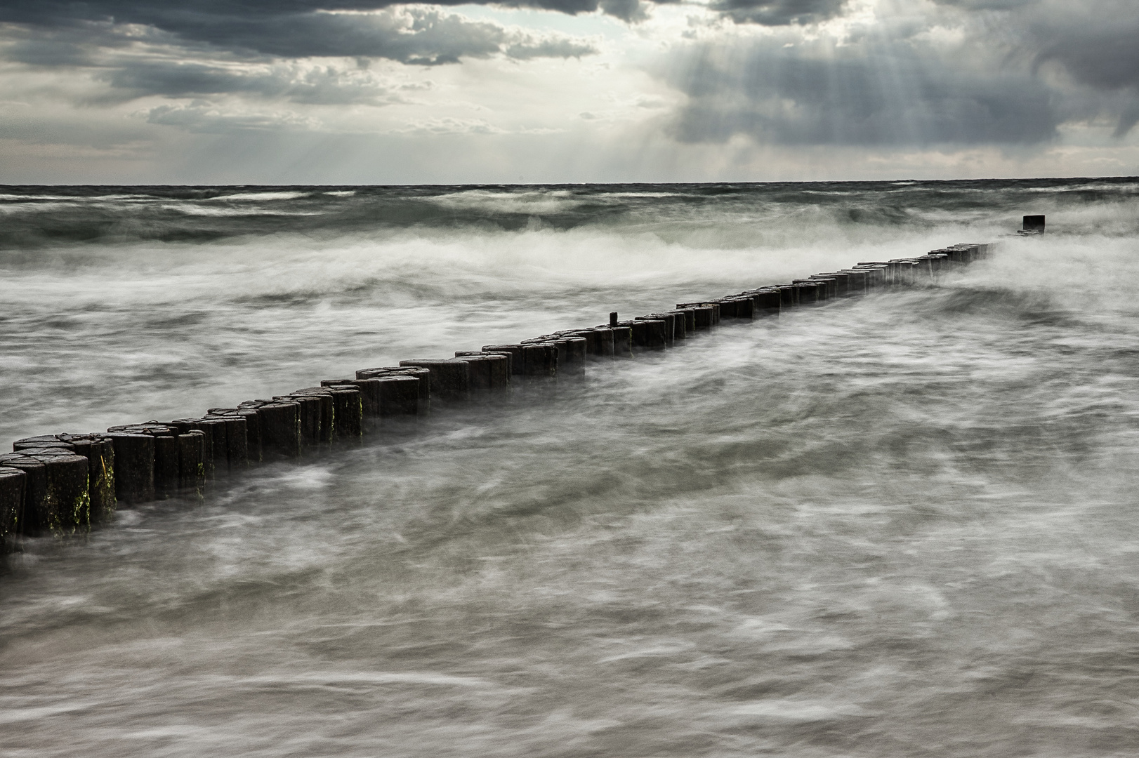 Buhne in der Ostsee