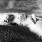 Buhne mit Schaum_Ostsee_IR