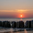 Buhne Sylt Sunset