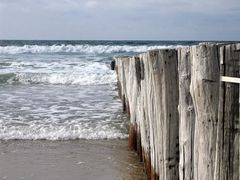 Buhnen am Strand