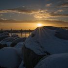 Buhnen am Strand von Damp/Ostsee