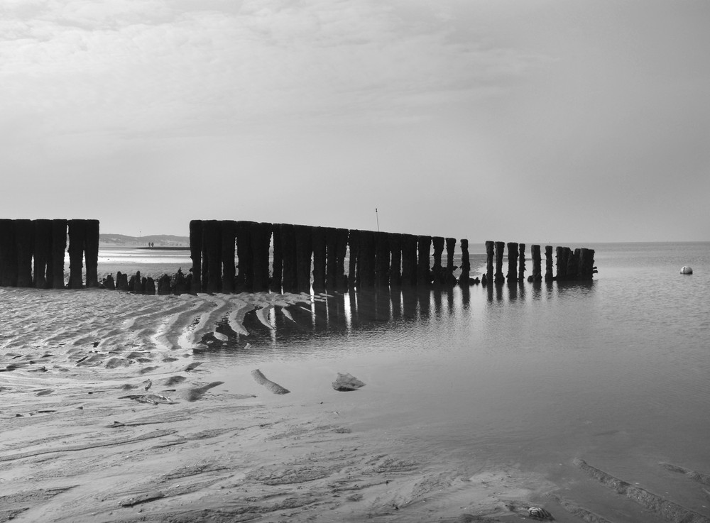 Buhnen am Strand von Norddorf