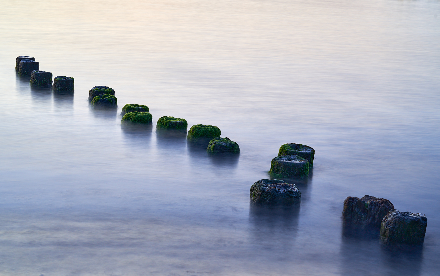 Buhnen an der Ostsee