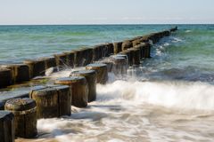 Buhnen an der Ostsee