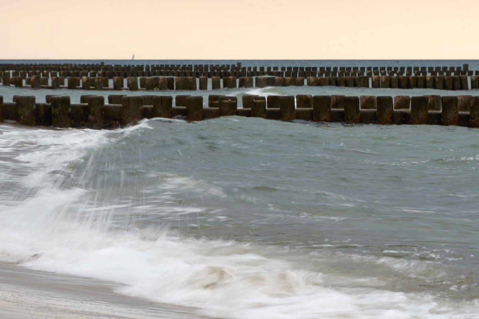 Buhnen in der Ostsee