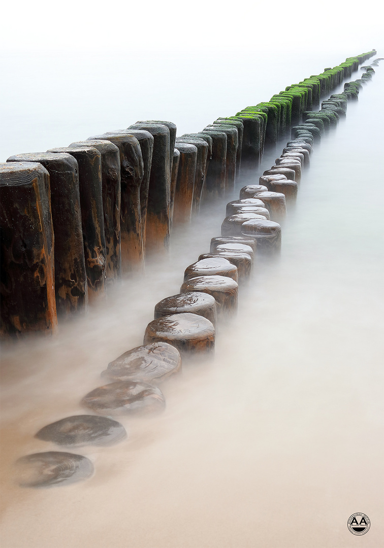 Buhnen Ostsee Dezember 2016