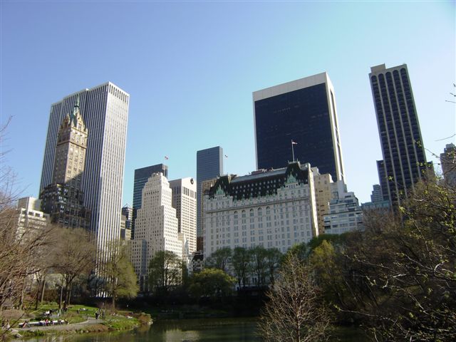 Buildings vue de Central park sud